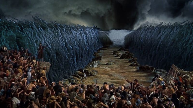 Commandments Red Sea Effect