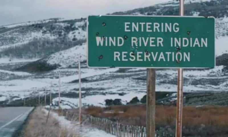 Welcome sign to Wind River